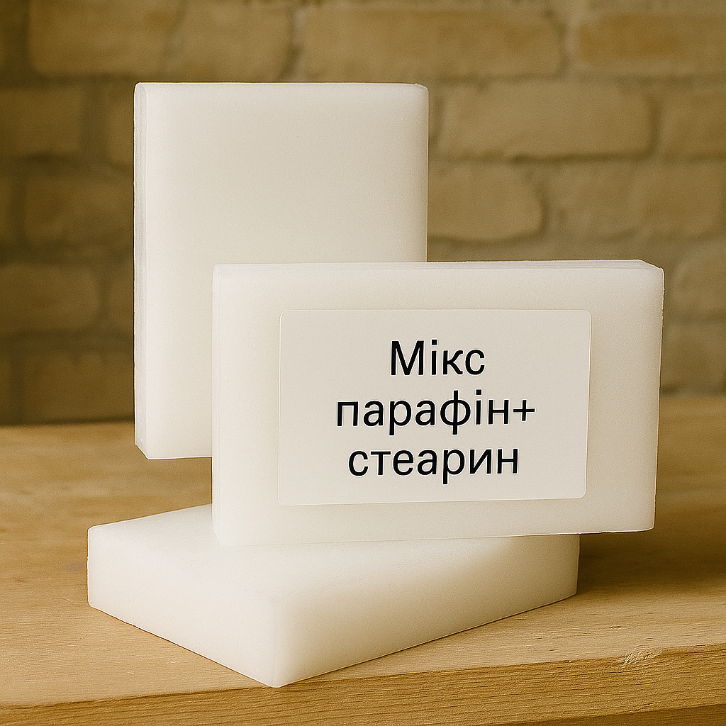 Суміш парафін зі стеарином Проміс-Плюс, 1 кг у пластинах