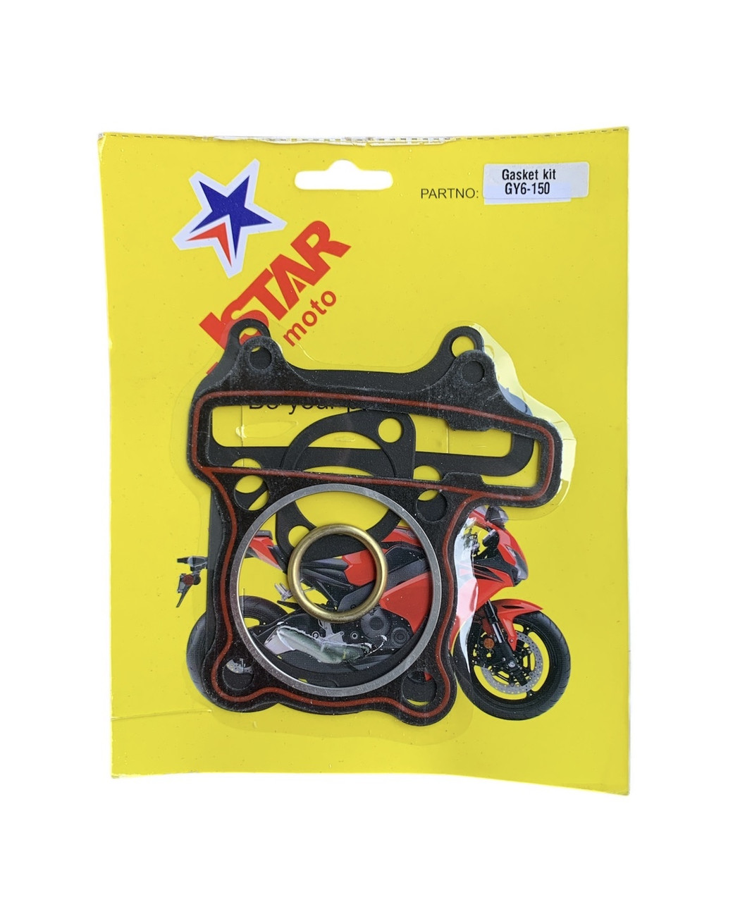 Прокладки циліндра (набір) 4T Скутер 150 см3 Ø 57,40 mm.