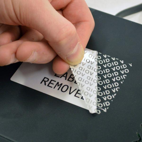 Етикетки контролю відкриття Brady