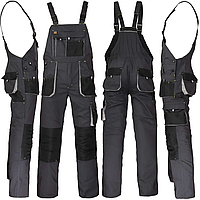 Спецодежда комбинезон рабочий / брюки защитные на лямках рабочая одежда, рабочий полукомбинезон