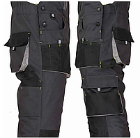 Спецодяг комбінезон робочий / штани захисні на лямках робочий одяг, робочий напівкомбінезон, фото 4