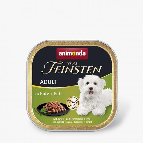 Animonda DOG Vom Feinsten Adult with Turkey duck консерва для собак з індичкою і качкою 150г, фото 1