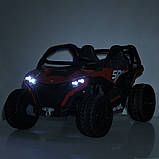 Двомісний потужний дитячиій електромобіль джип, білий, фото 9