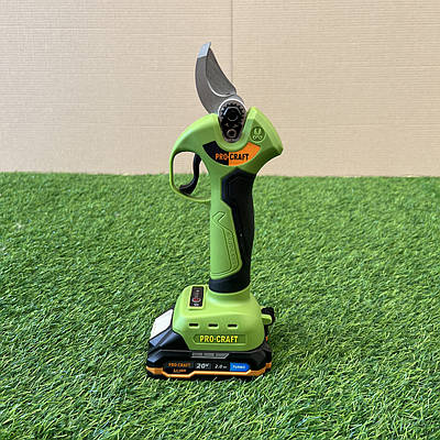 Безщітковий акумуляторний секатор Procraft ES28Li (25 мм, 20В, 2 Аг, 1 Акб, кейс) Садовий секатор Прокрафт