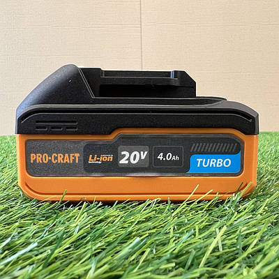 Акумуляторна батарея Procraft Battery 20/4 Turbo (20В, 4Аг) високострумова