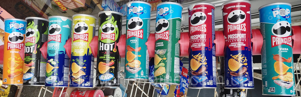 Pringles Assorted чіпси прінглс в асортименті 165 г