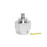 Роз'єм N-male Jiangsu штекерний, латунний, під кабель RG402, RG141, 0,2 кг, 110x110x110 мм, фото 6