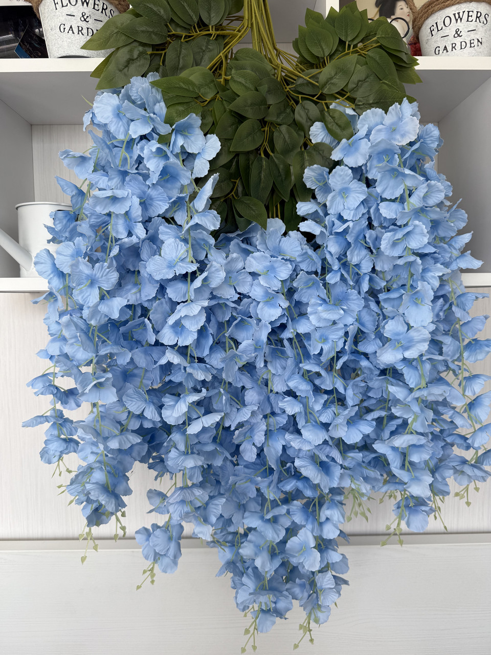 Штучна гліцинія . Гілки декоративної гліцинії ( 110 см, блакитна ), фото 1