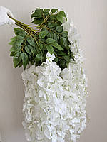 Штучна гліцинія . Гілки декоративної білої гліцинії ( 110 см ), фото 8