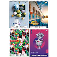 Зошит А4 в клітку, 96 арк. верхня пружина СБВ-19 BRICK