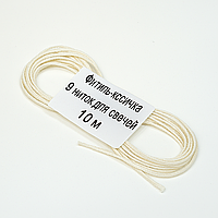 Гніт-косичка 9 ниток для свічок Проміс-Плюс, 10 м