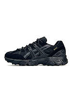 Чоловічі кросівки ASICS Gel-Sonoma 15-50 Gore-Tex All Black, кеди Асикс шкіра замша текстиль 41