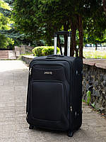 Валіза Wings 2502 тканинна мала (S) на 2-х колесах чорна