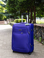 Валіза Wings 2502 тканинна мала (S) на 2-х колесах фіолетова