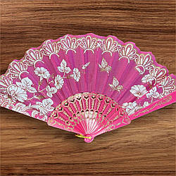 Віяло складне, кишенькове тканинне одностороннє