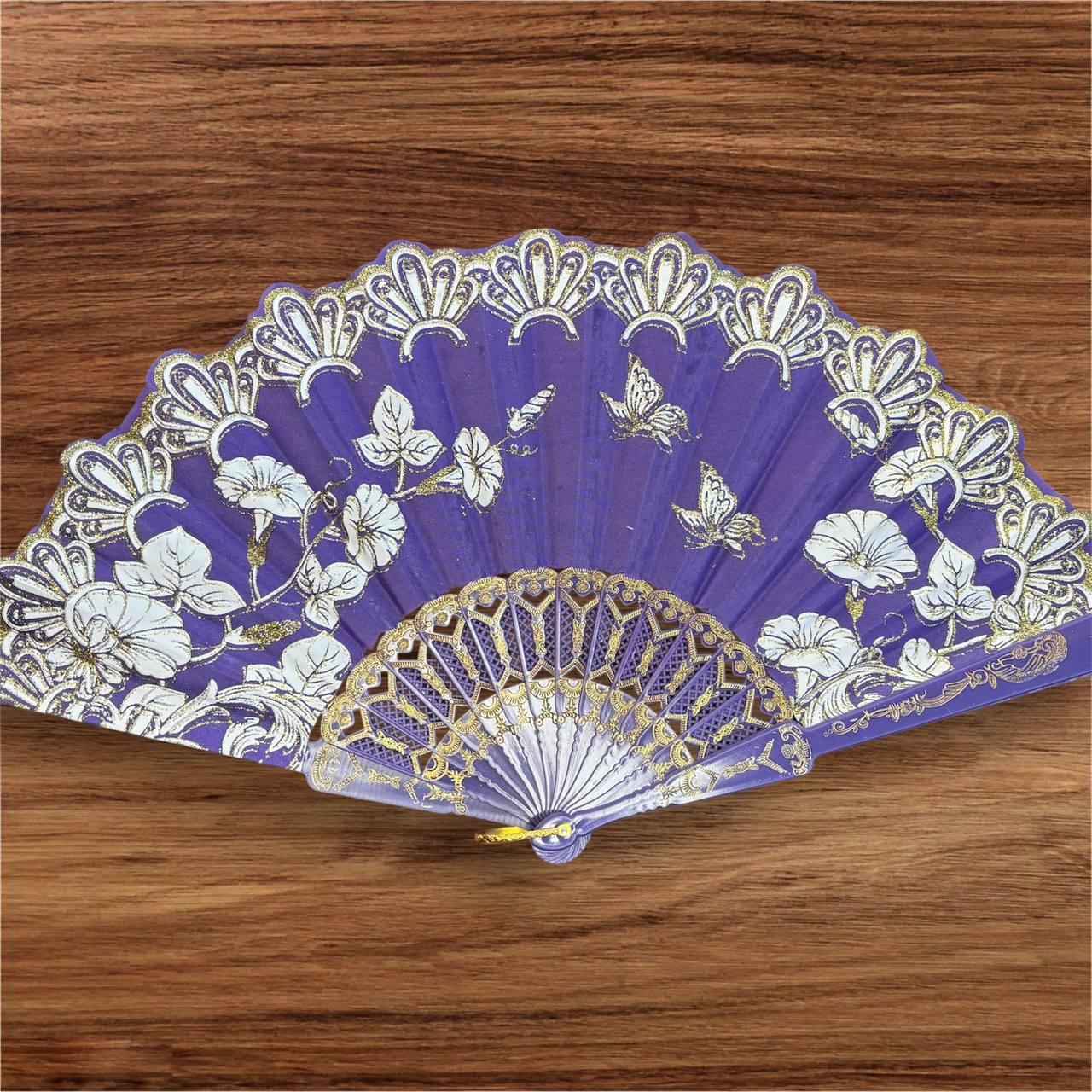 Віяло складне, кишенькове тканинне одностороннє, фото 1