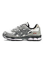 Чоловічі кросівки замша текстиль ASICS Gel-NYC Gore-Tex Light Grey White, кеди Асикс термо 41