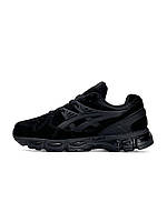 Чоловічі замшеві кросівки ASICS Gel-Kayano Trainer All Black, кеди Асикс замша чорні 41