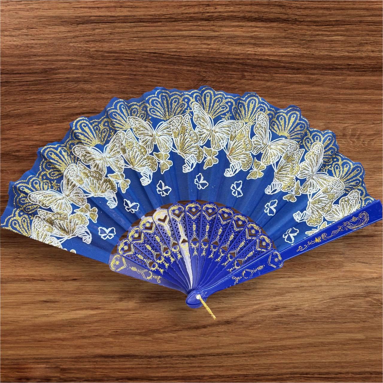 Віяло складне, кишенькове тканинне одностороннє, фото 1