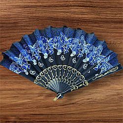 Віяло складне, кишенькове тканинне одностороннє