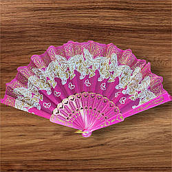 Віяло складне, кишенькове тканинне одностороннє