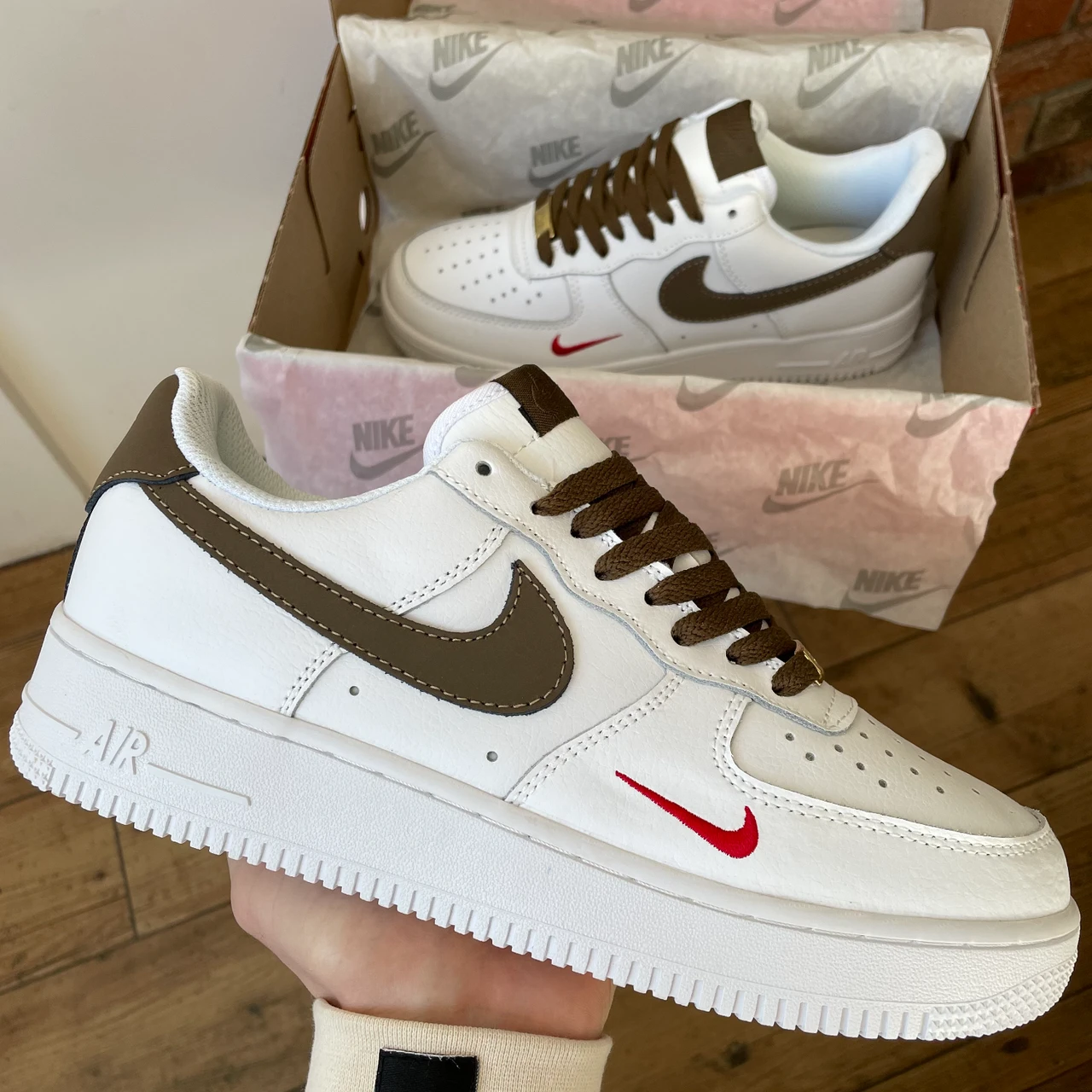 Nike Air Force 1 Low 07 Essenti “mocco ”, фото 1