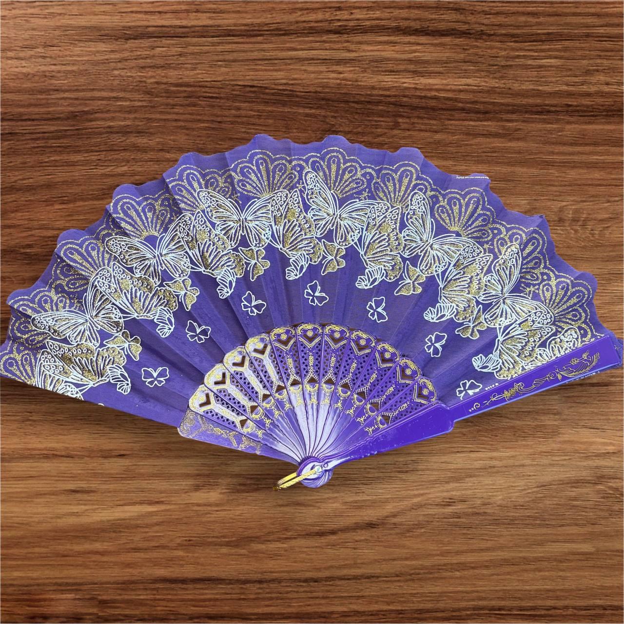 Віяло складне, кишенькове тканинне одностороннє, фото 1