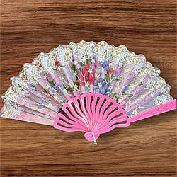 Віяло складне, кишенькове тканинне одностороннє