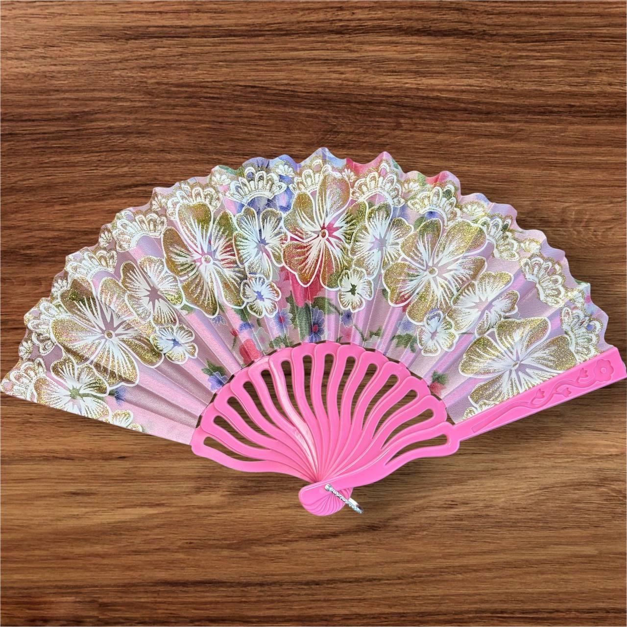 Віяло складне, кишенькове тканинне одностороннє, фото 1