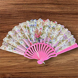 Віяло складне, кишенькове тканинне одностороннє