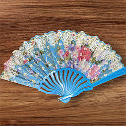 Віяло складне, кишенькове тканинне одностороннє