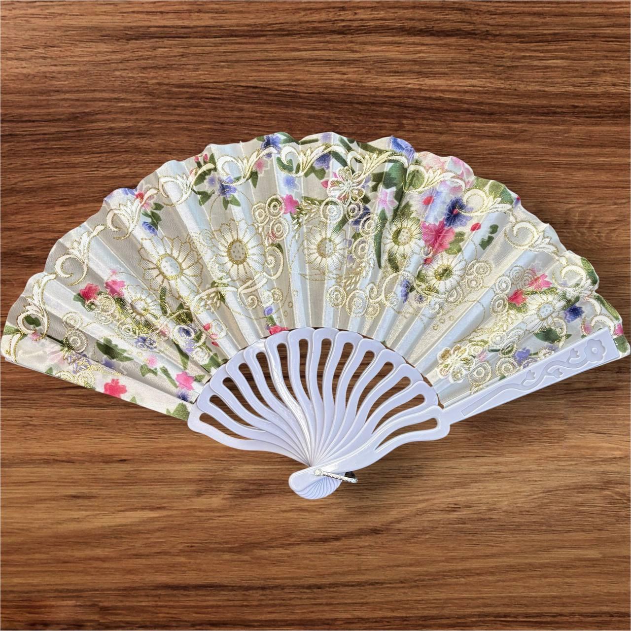 Віяло складне, кишенькове тканинне одностороннє, фото 1