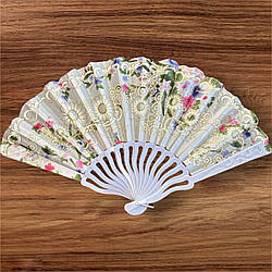 Віяло складне, кишенькове тканинне одностороннє