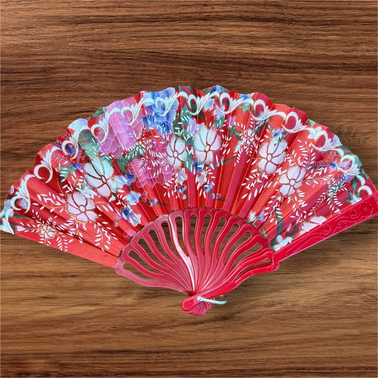 Віяло складне, кишенькове тканинне одностороннє, фото 1