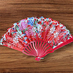 Віяло складне, кишенькове тканинне одностороннє