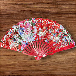 Віяло складне, кишенькове тканинне одностороннє