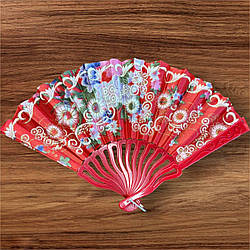 Віяло складне, кишенькове тканинне одностороннє