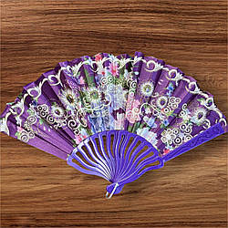 Віяло складне, кишенькове тканинне одностороннє