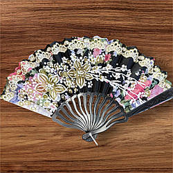 Віяло складне, кишенькове тканинне одностороннє