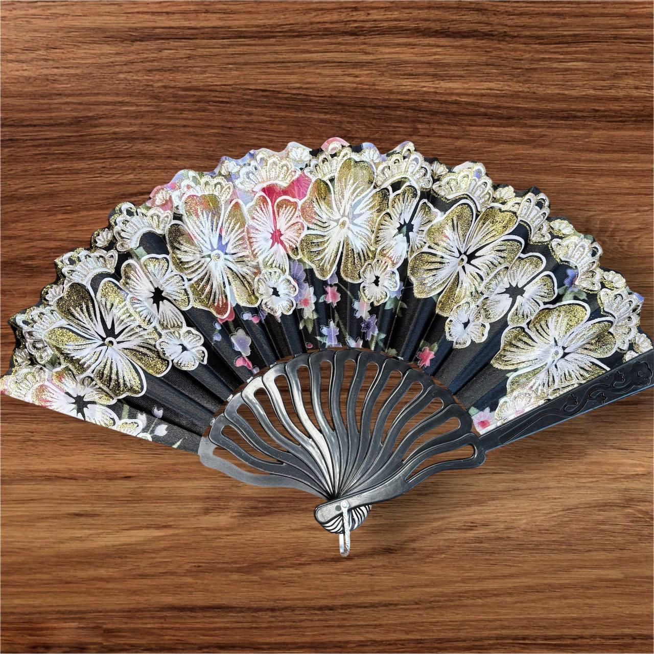 Віяло складне, кишенькове тканинне одностороннє, фото 1