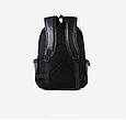 Чоловічий міський рюкзак для ноутбука - Чорний, фото 8