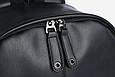 Чоловічий міський рюкзак для ноутбука - Чорний, фото 10