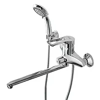 Змішувач для ванни Frap F2266 хром гусак 35см латунь