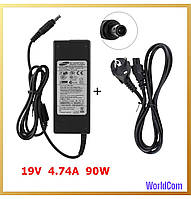 Блок живлення до ноутбука Samsung 19V 4.74 A 90W (DC 5.5*3.0) + кабель живлення