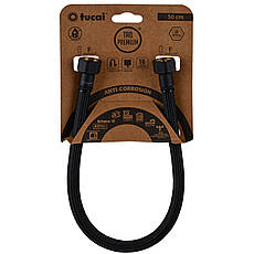 Шланг водяний TUCAI TAQ PREMIUM GRIF 1/2″x1/2″ BВ 0,5м.АНТИКОР. ACB HG-1212-500  (Чорний Мат) 209970