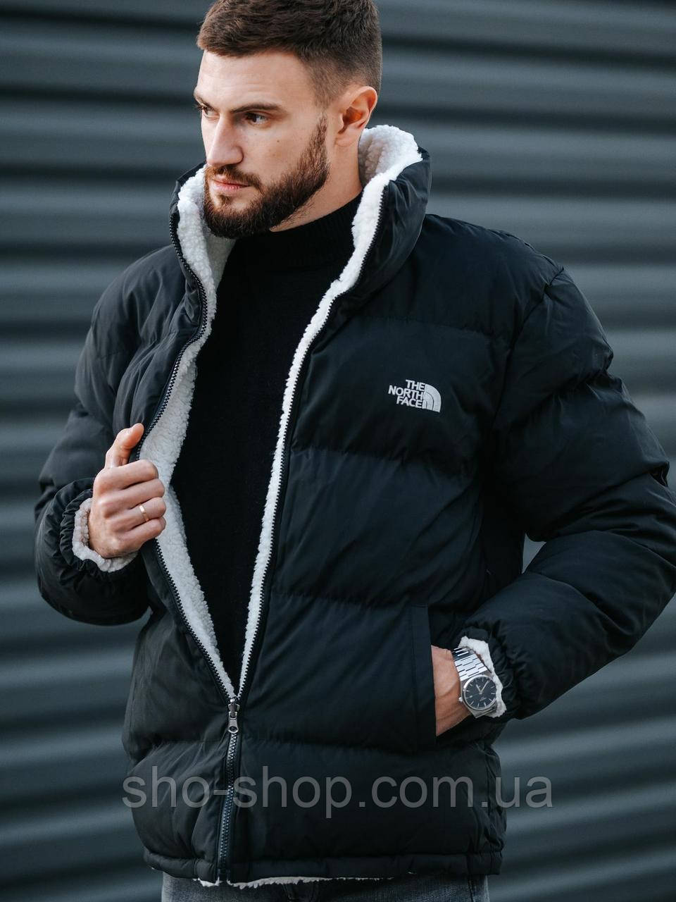 Двухстороння куртка The North Face Black, фото 1