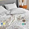 Набір постільний CloudDream полуторний IDEIA ковдра 140х210 + шт подушка 50х70 білий, штучний пух, фото 6