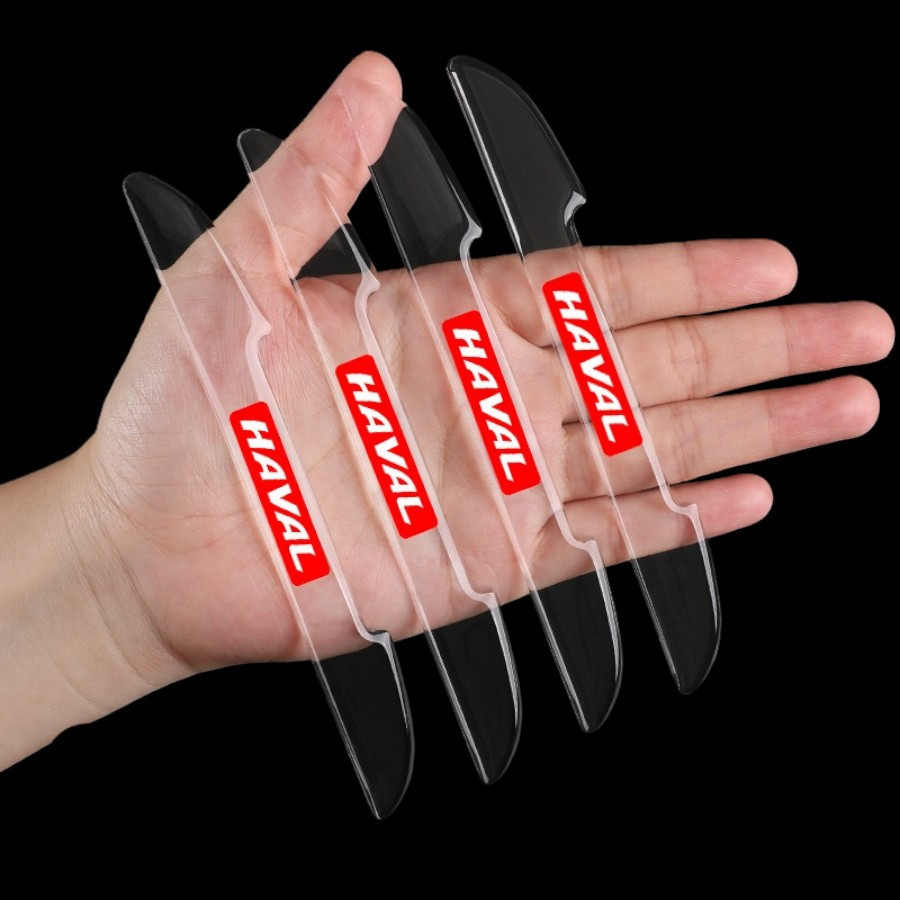 Захисні протиударні смуги дверей HAVAL 4 шт Силікон на скотчі на край дверей Прозорі, фото 1