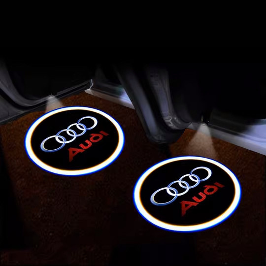 Картридж-вставка логотипу Audi на двері 1 шт (Завод), фото 1