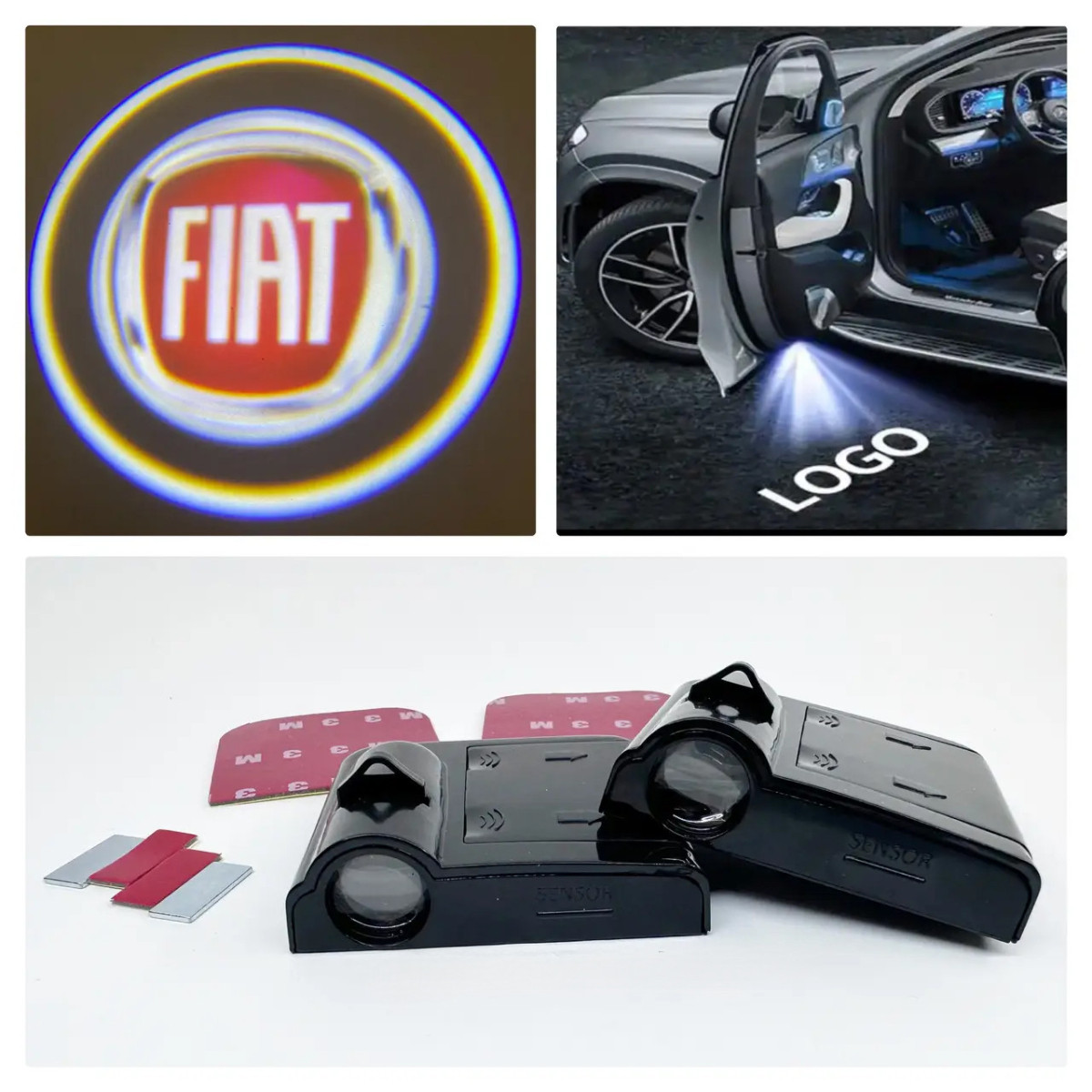 Картридж-вставка логотипу Fiat No140 на двері 1 шт (Завод), фото 1